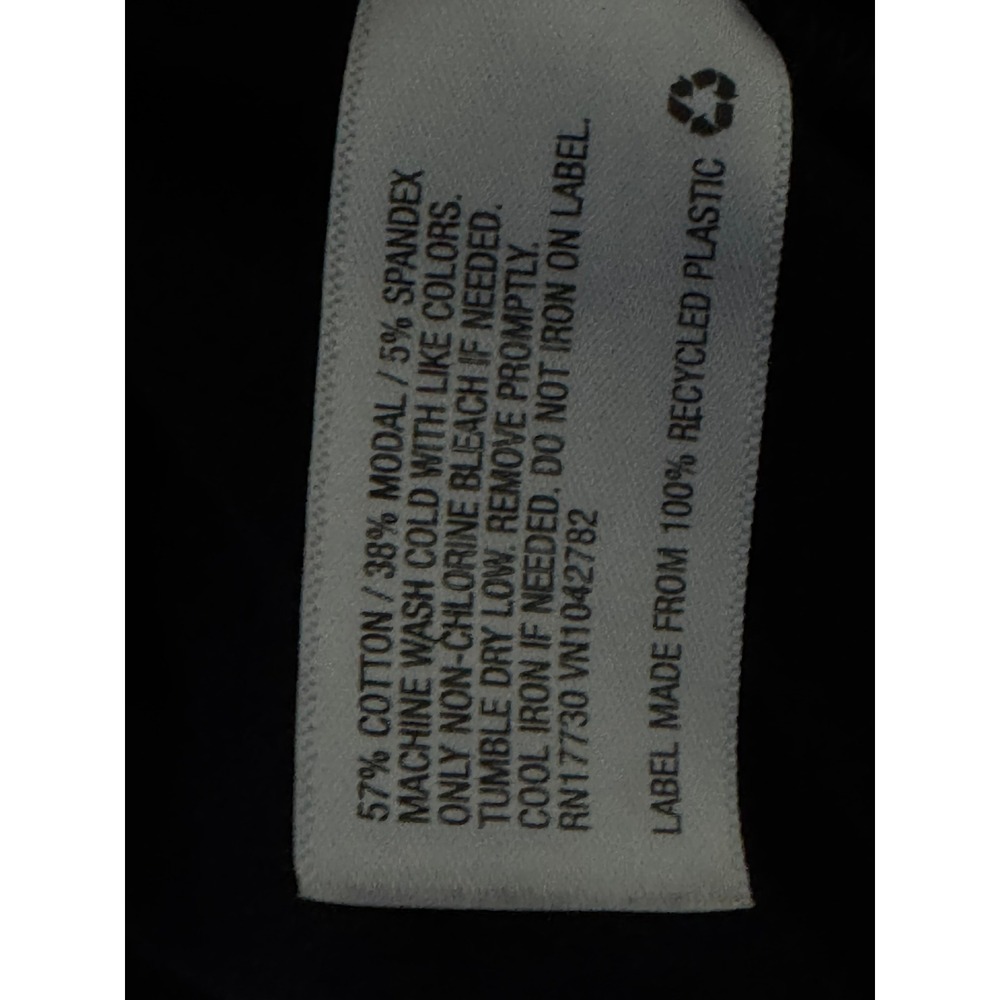 Ava & Viv Womens 1X Black Scoop Neck Short Sleeve Cotton Modal Stretch Tee Shirt - Picture 6 of 8